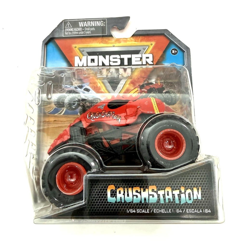 New Spin Master Monster Jam Crushstation Truck 1:64 Lobster Metal Die Cast Toy